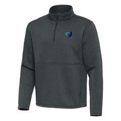 Memphis Grizzlies Antigua Twist Quarter-Zip Pullover Top - Pewter shop For Sale