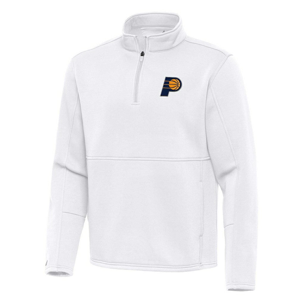 Indiana Pacers Antigua Twist Quarter-Zip Pullover Top - White outlet For Sale