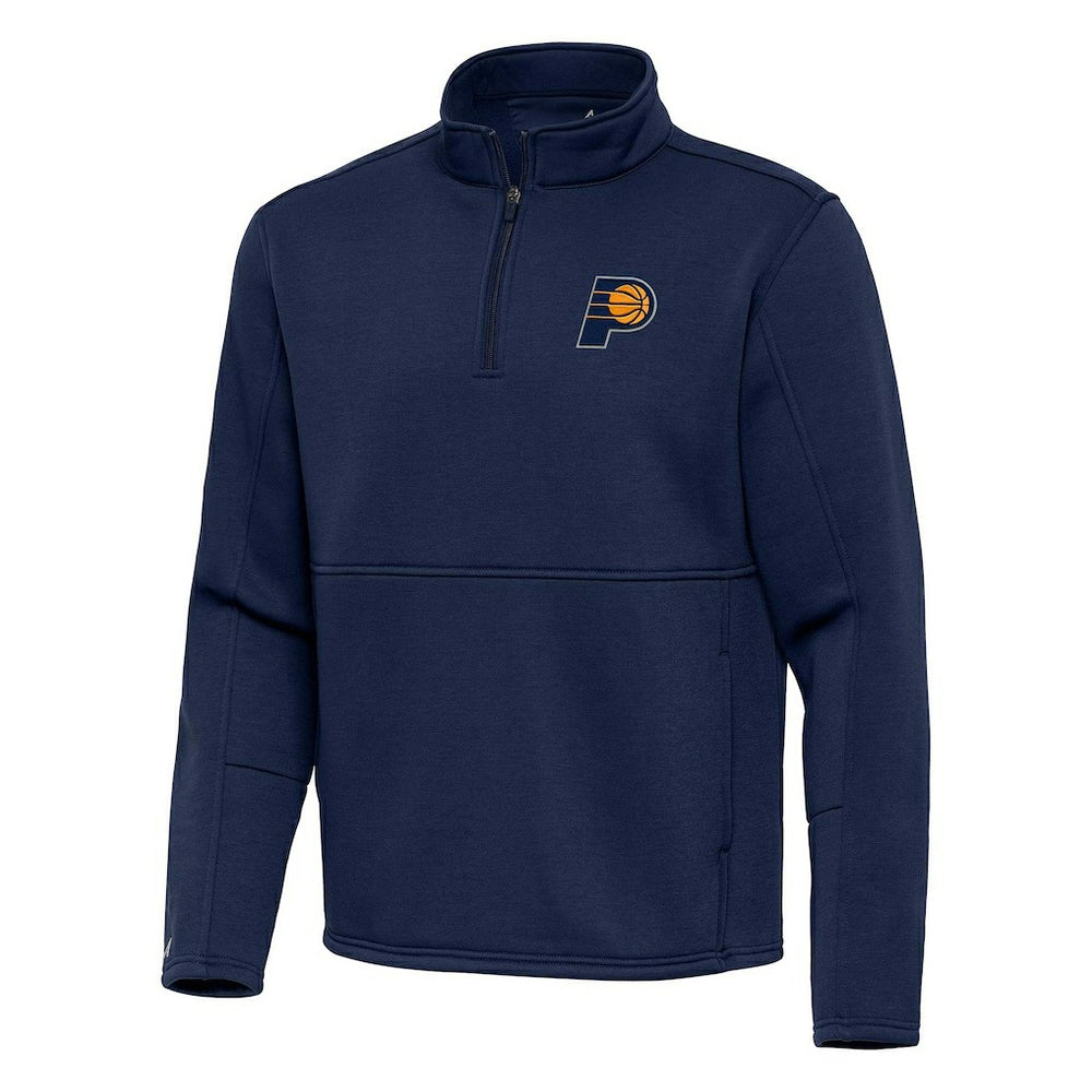 Indiana Pacers Antigua Twist Quarter-Zip Pullover Top - Navy outlet Online