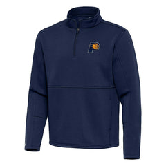 Indiana Pacers Antigua Twist Quarter-Zip Pullover Top - Navy outlet Online
