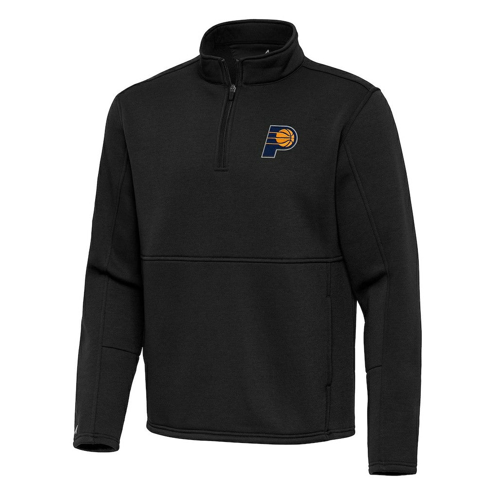 Indiana Pacers Antigua Twist Quarter-Zip Pullover Top - Black on sale Online
