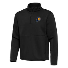 Indiana Pacers Antigua Twist Quarter-Zip Pullover Top - Black on sale Online