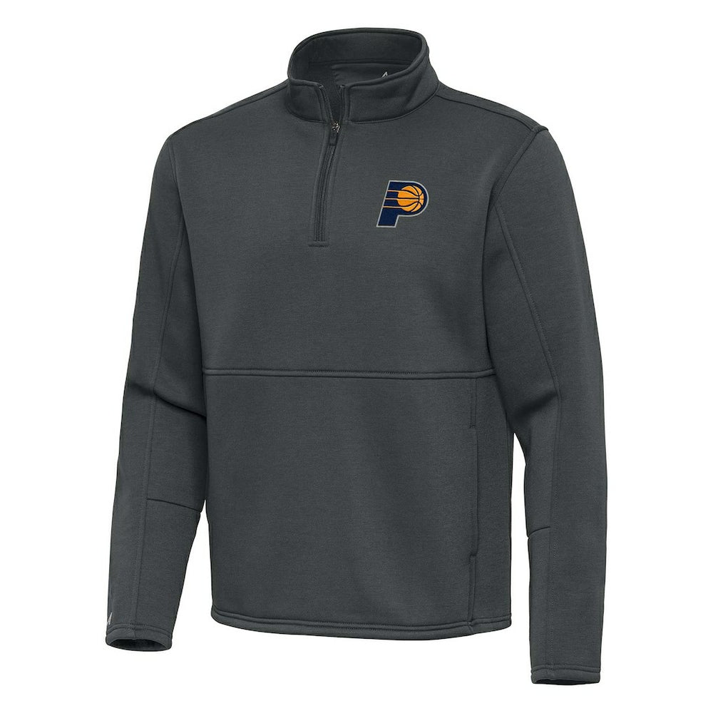 Indiana Pacers Antigua Twist Quarter-Zip Pullover Top - Pewter cheap Outlet