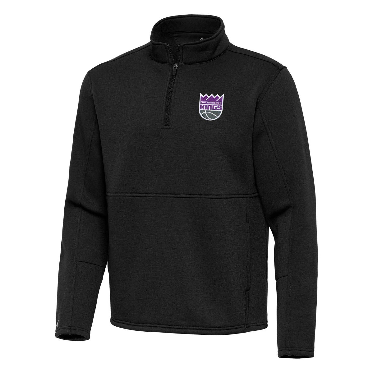 Sacramento Kings Antigua Twist Quarter-Zip Pullover Top - Black shop Discount
