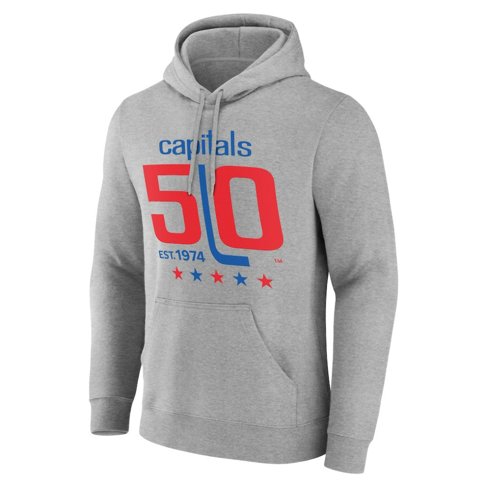Washington Capitals 50th Anniversary Pullover Hoodie For Sale