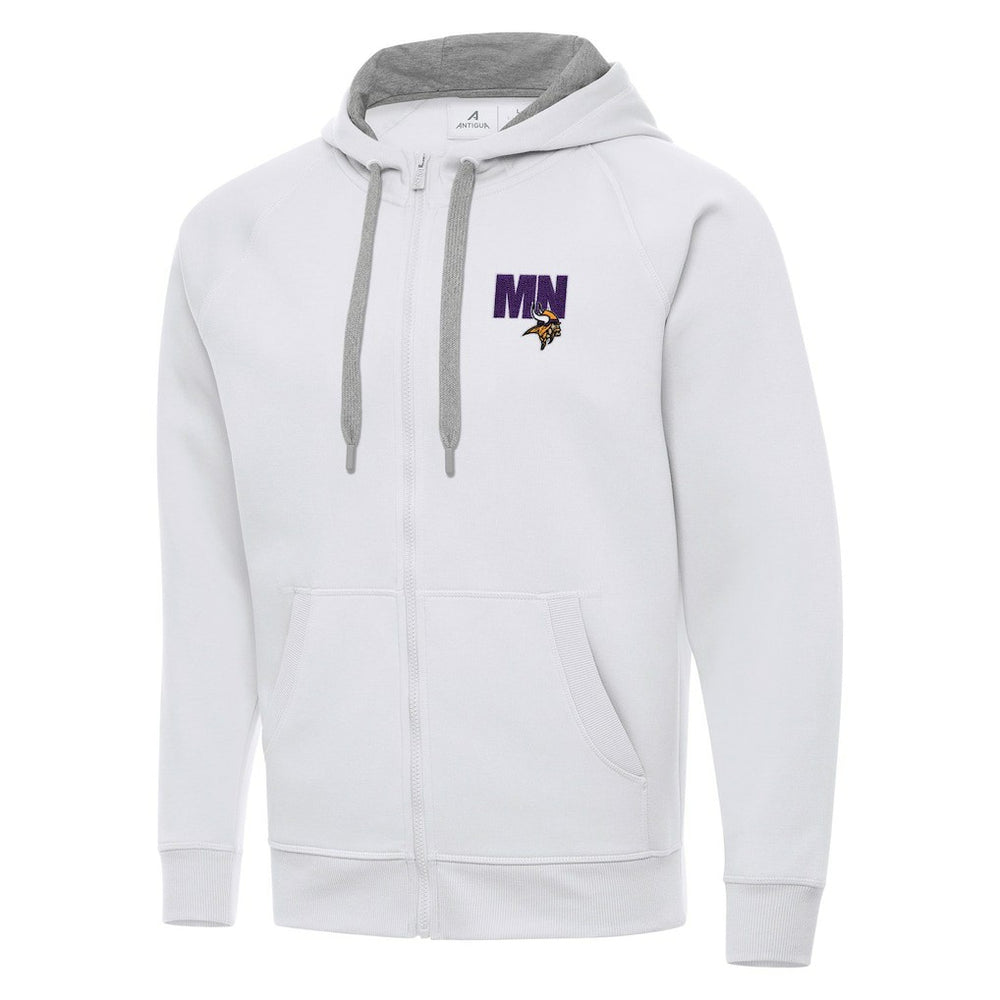 Minnesota Vikings  Men's  Antigua Victory Full-Zip Hoodie