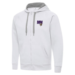 Minnesota Vikings  Men's  Antigua Victory Full-Zip Hoodie