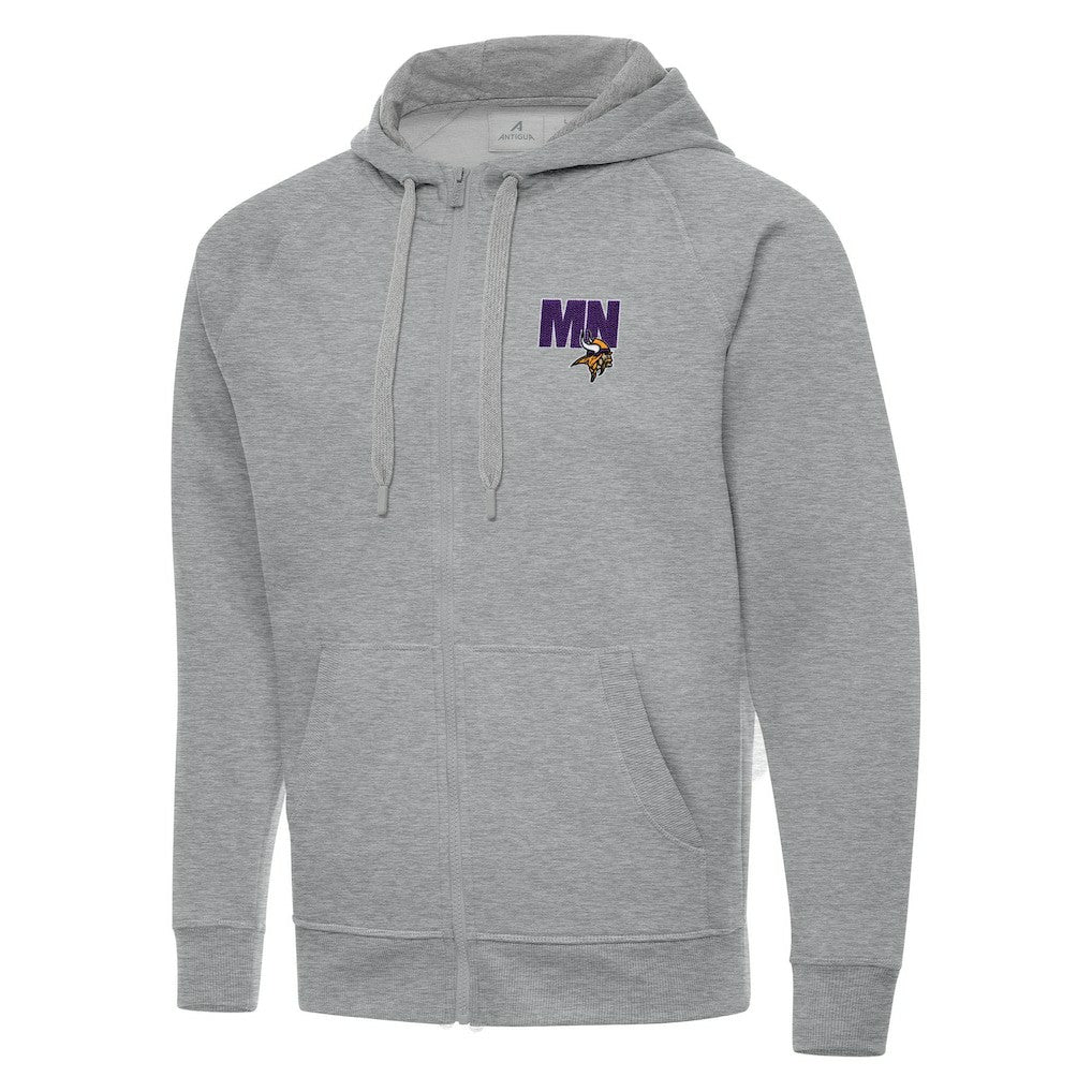 Minnesota Vikings  Men's  Antigua Victory Full-Zip Hoodie