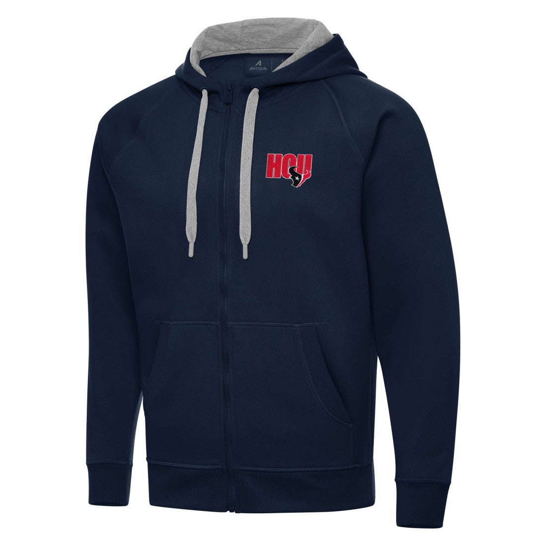Houston Texans  Men's  Antigua Victory Full-Zip Hoodie