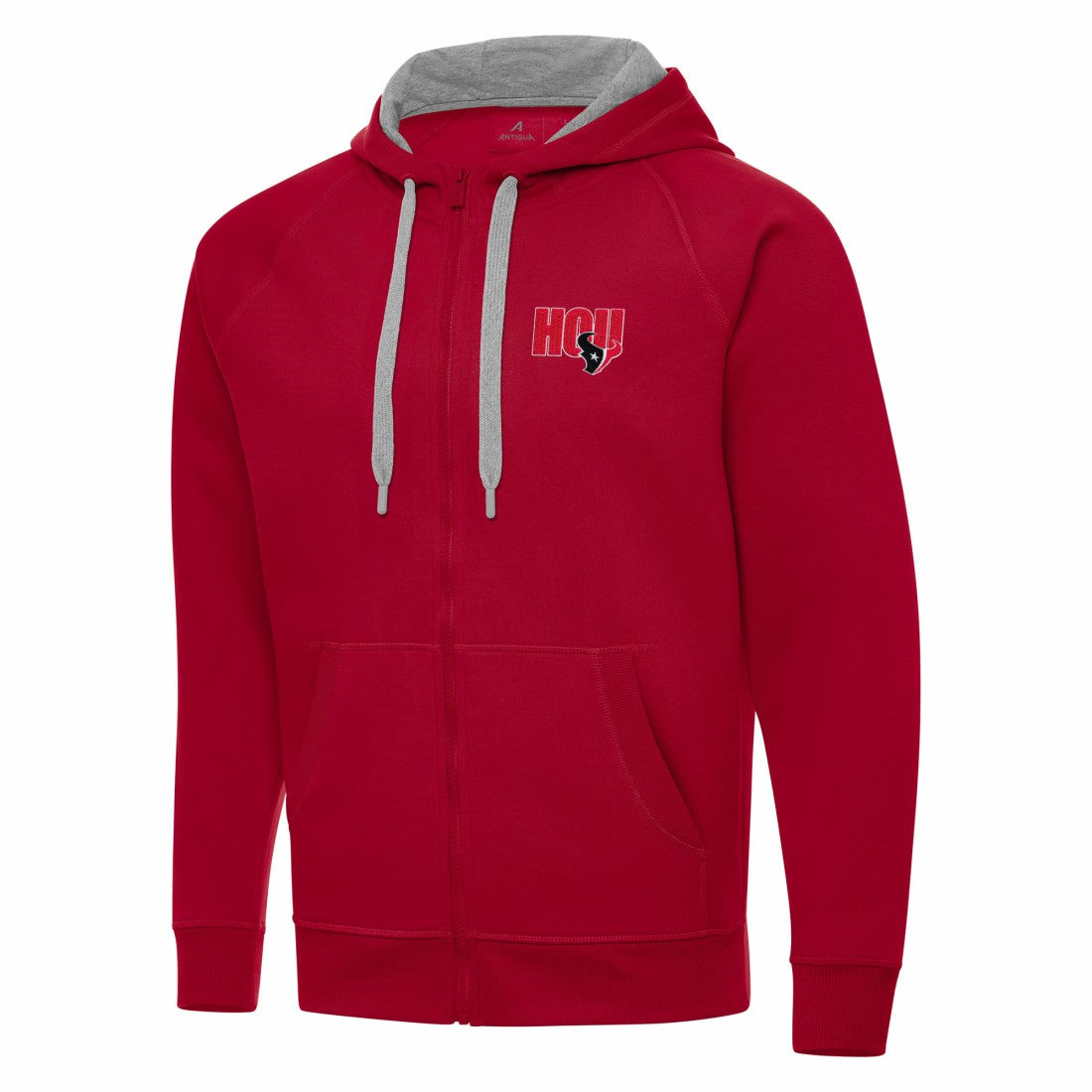 Houston Texans  Men's  Antigua Victory Full-Zip Hoodie