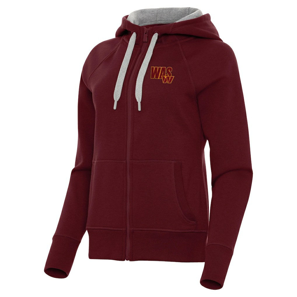 Washington Commanders  Antigua Women's Victory Full-Zip Hoodie