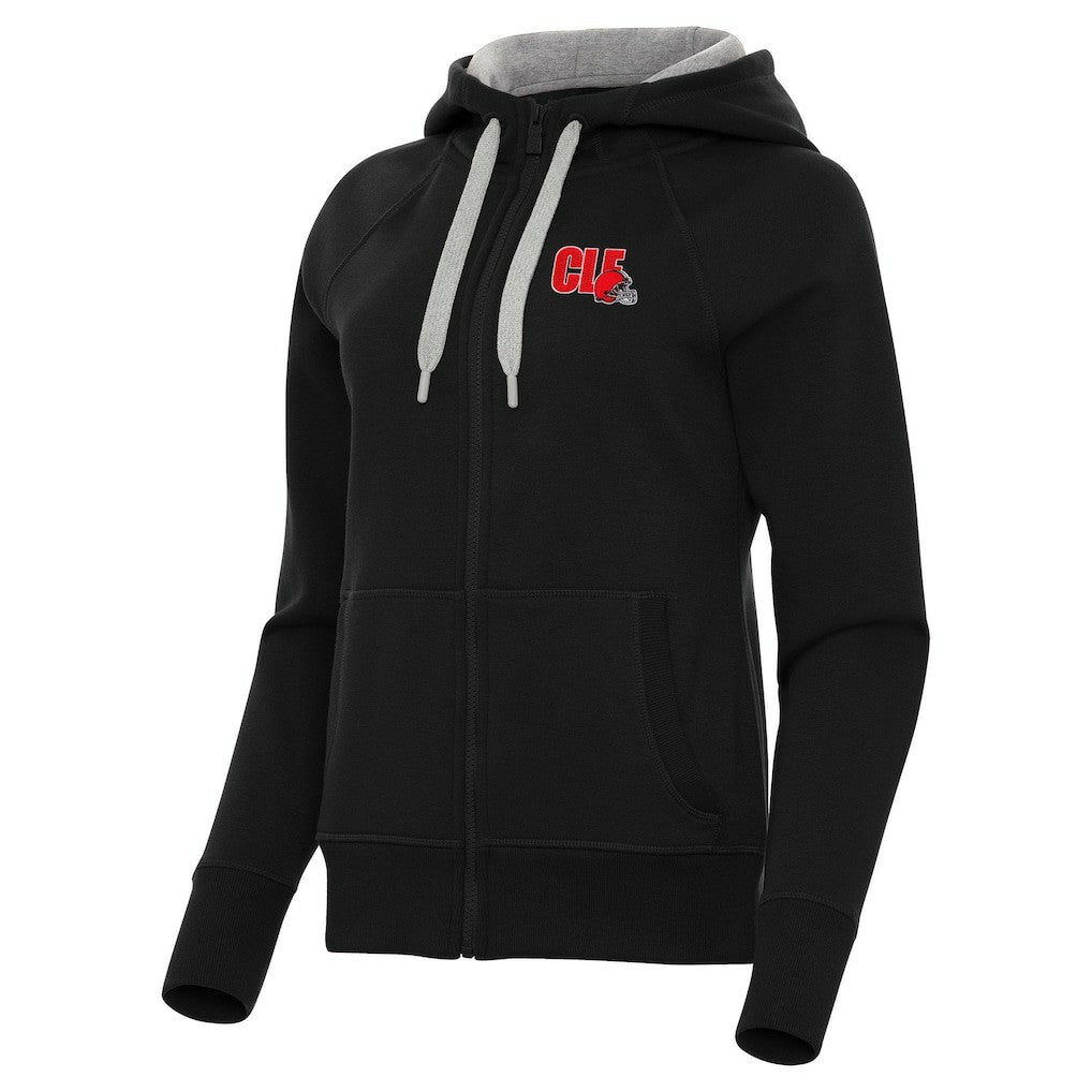 Cleveland Browns  Antigua Women's Victory Full-Zip Hoodie
