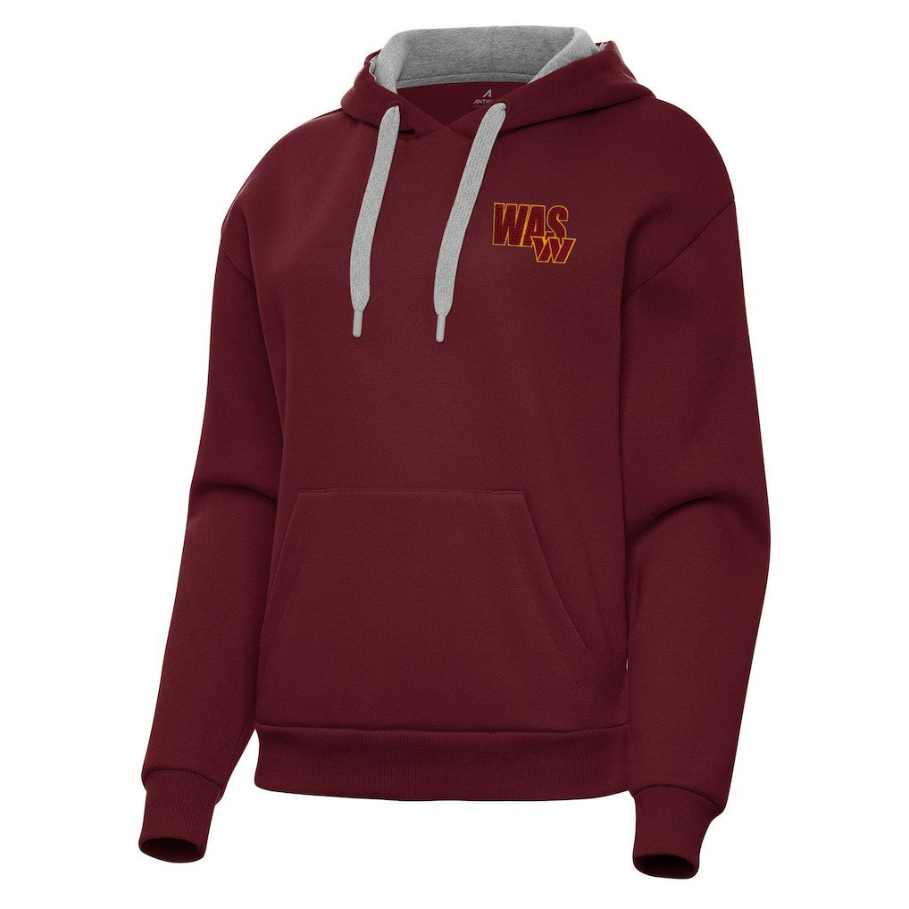 Washington Commanders  Antigua Women's Victory Pullover Hoodie