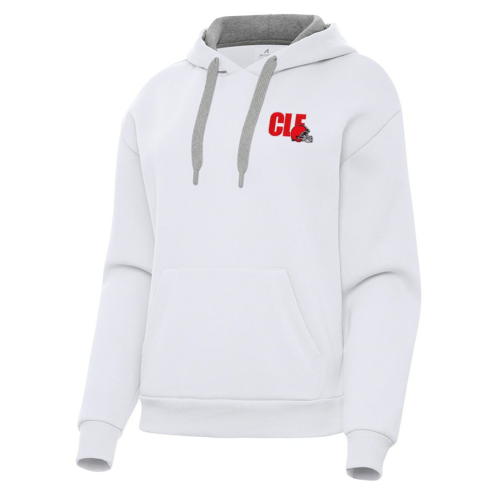 Cleveland Browns  Antigua Women's Victory Pullover Hoodie