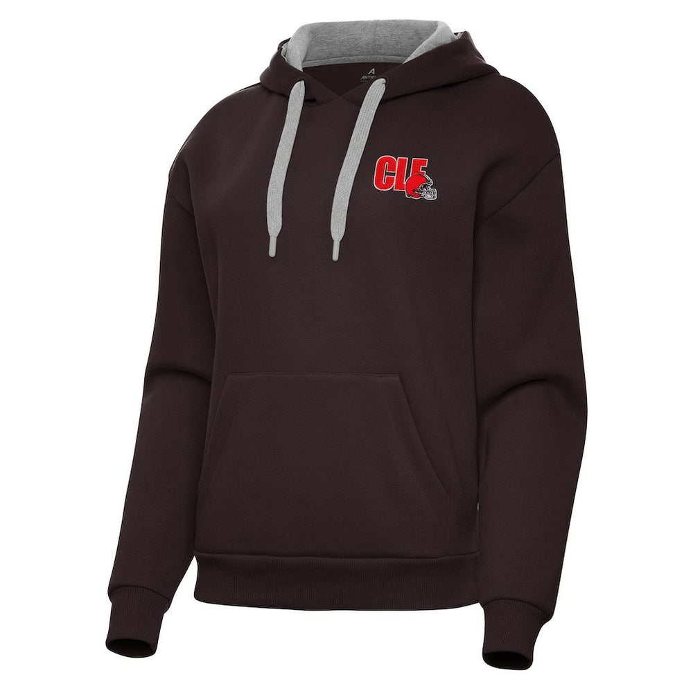 Cleveland Browns  Antigua Women's Victory Pullover Hoodie