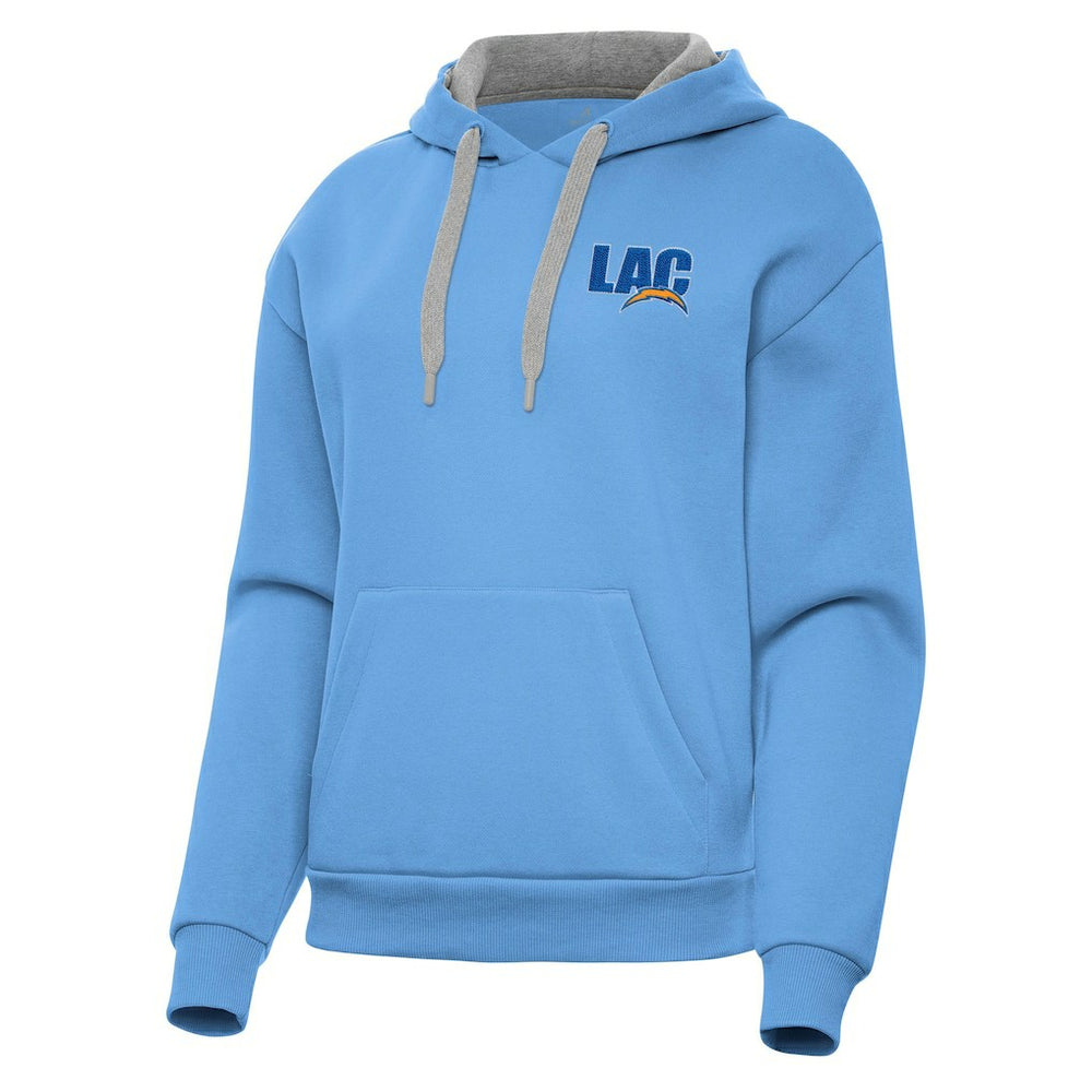 Los Angeles Chargers  Antigua Women's Victory Pullover Hoodie