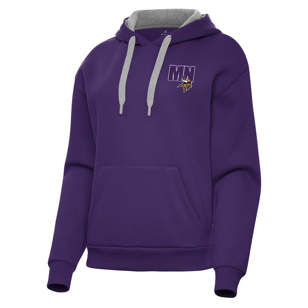 Minnesota Vikings  Antigua Women's Victory Pullover Hoodie