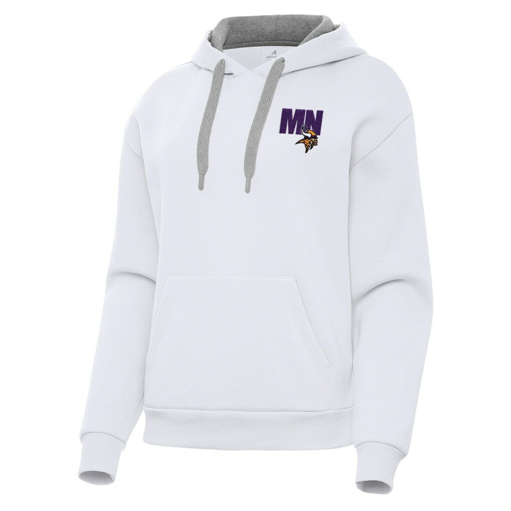 Minnesota Vikings  Antigua Women's Victory Pullover Hoodie