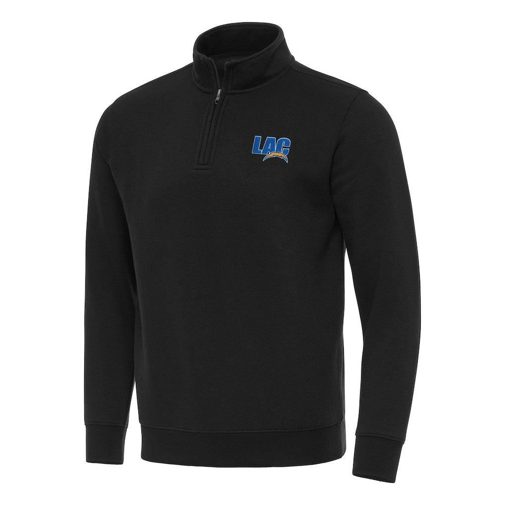 Los Angeles Chargers  Antigua Men's Victory Quarter-Zip Sweatshirt