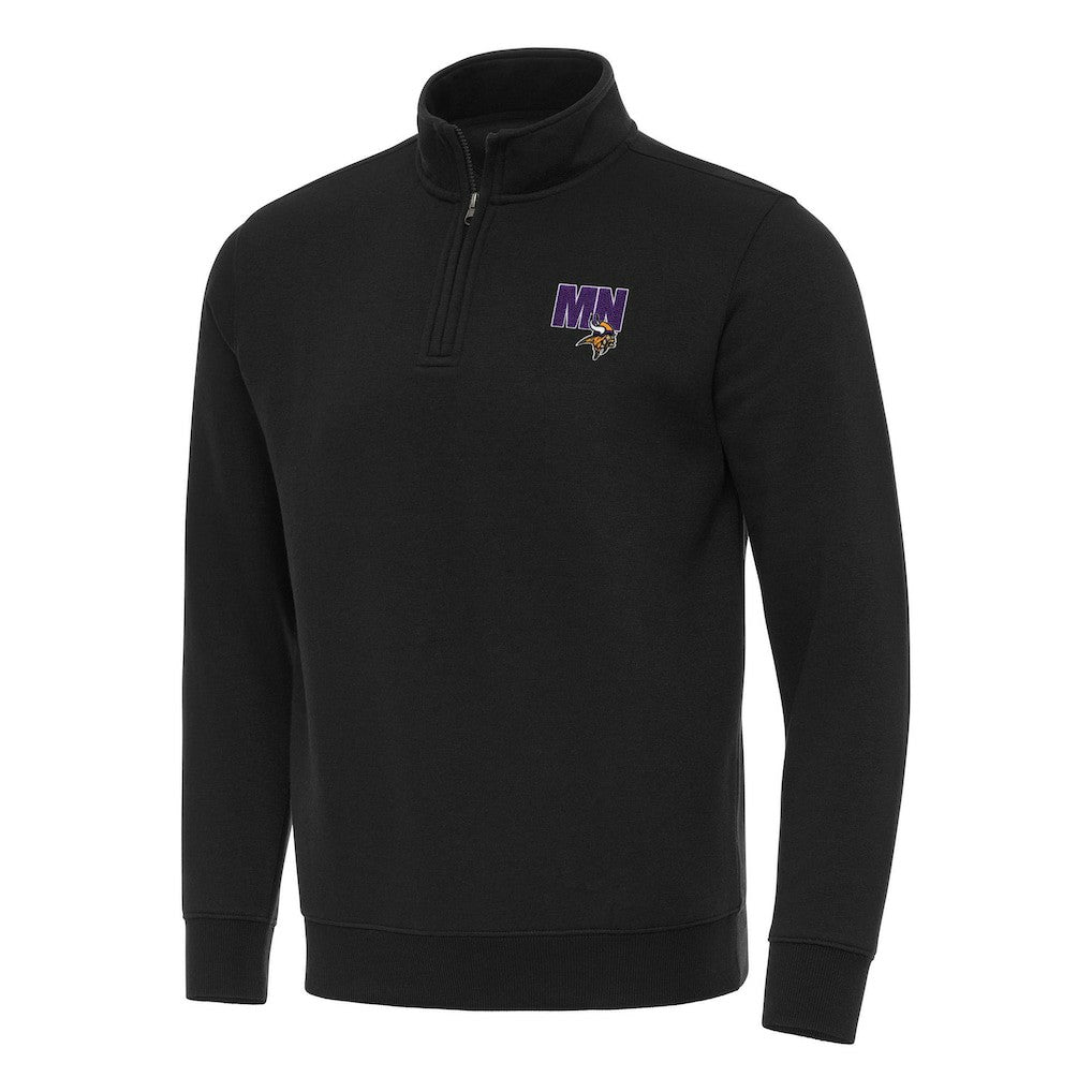 Minnesota Vikings  Antigua Men's Victory Quarter-Zip Sweatshirt