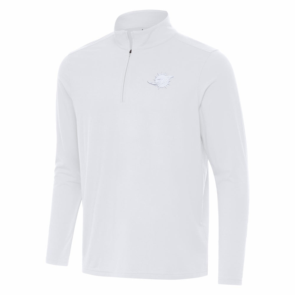 Miami Dolphins  Antigua Intent Quarter-Zip Jacket