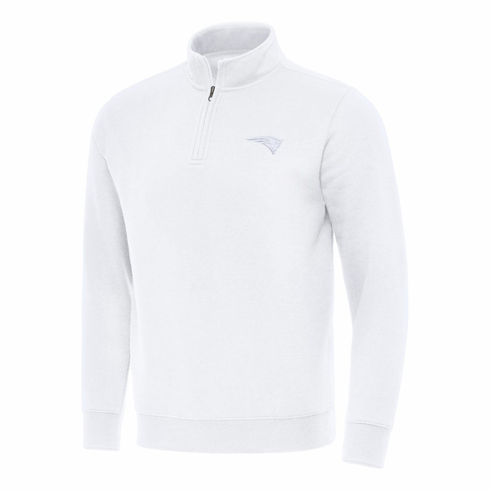 New England Patriots  Antigua Victory Quarter-Zip Top