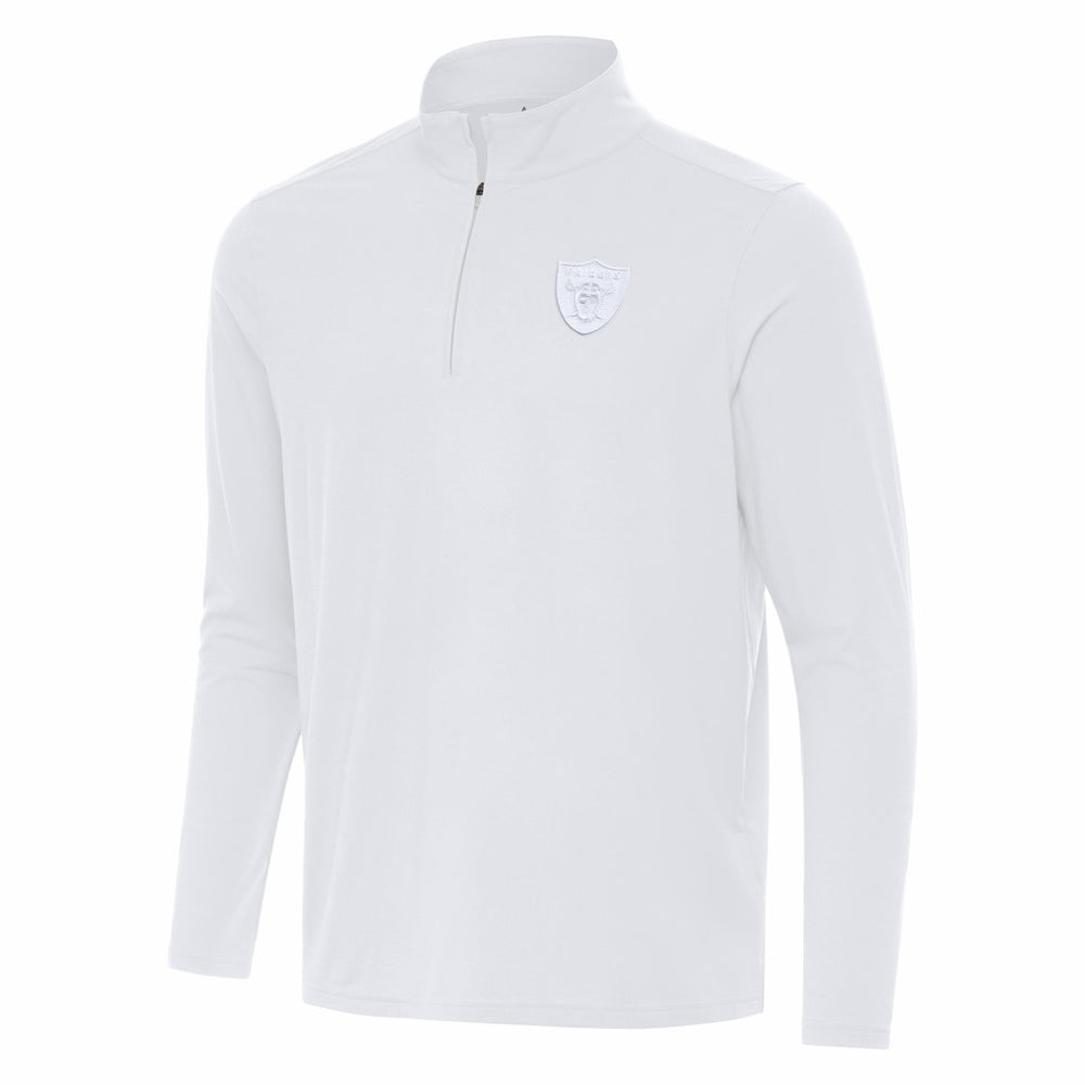 Las Vegas Raiders  Antigua Intent Quarter-Zip Top