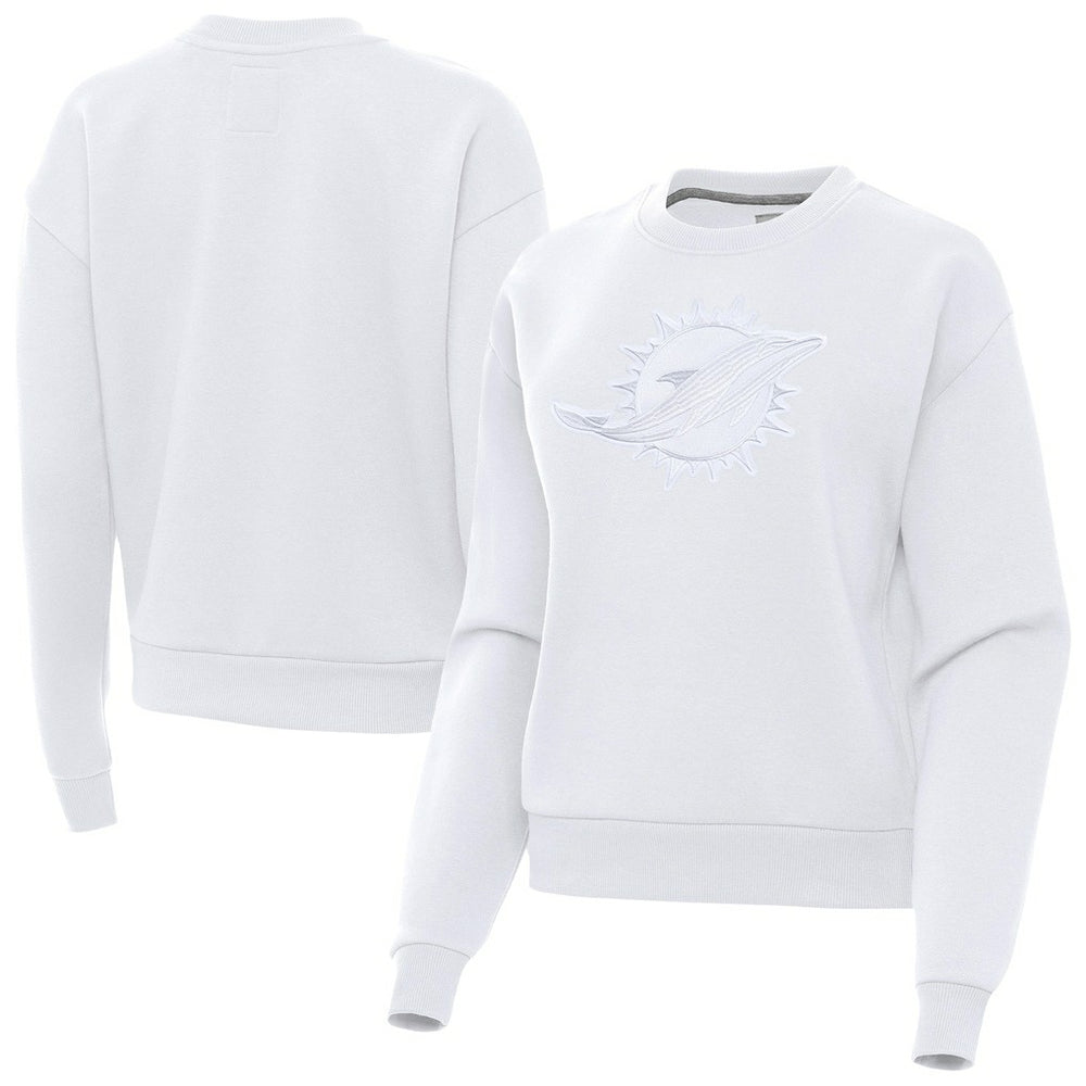 Miami Dolphins  Antigua Women's Victory Pullover Sweatshirt