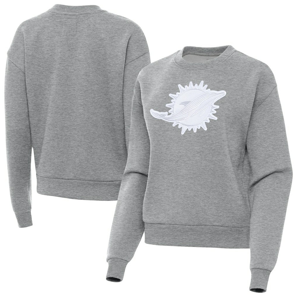 Miami Dolphins  Antigua Women's Victory Pullover Sweatshirt