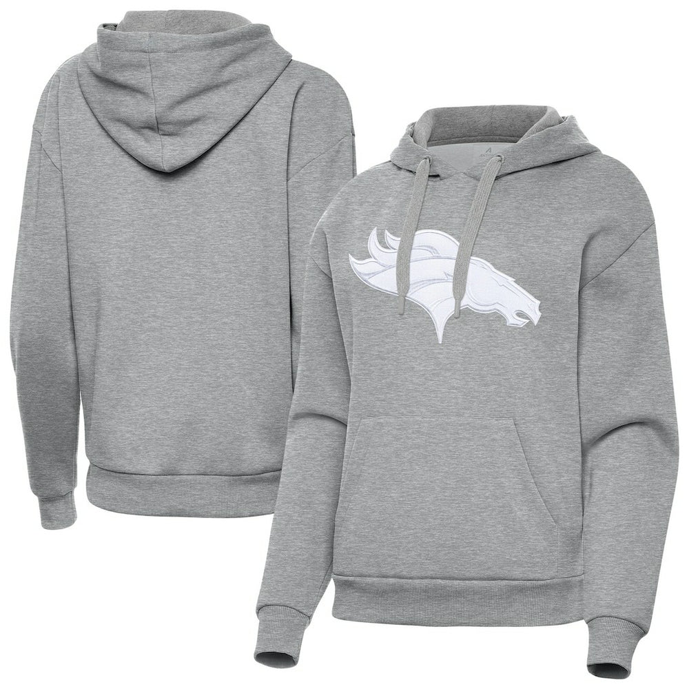 Denver Broncos  Antigua Women's Victory Pullover Hoodie