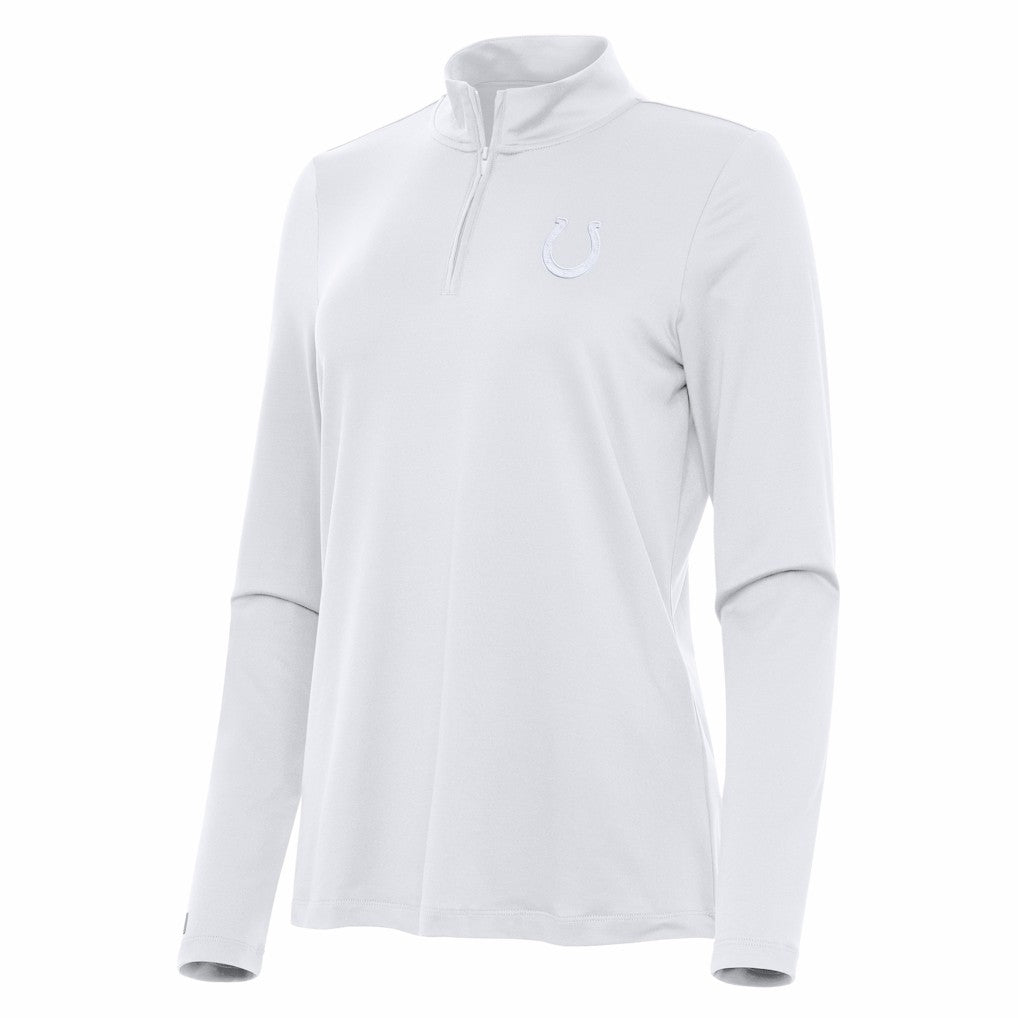 Indianapolis Colts  Antigua Women's Reprocess Quarter-Zip Top