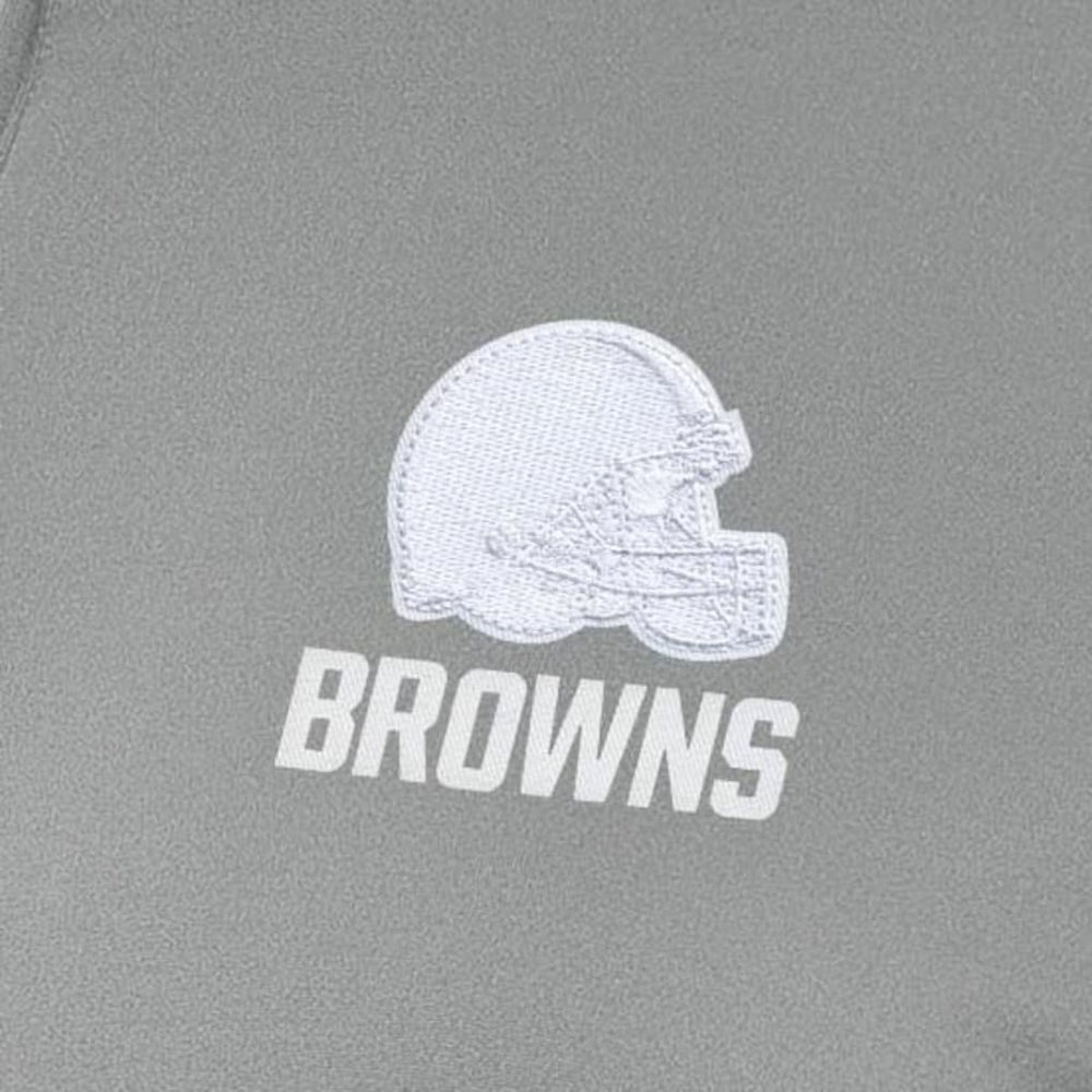 Cleveland Browns  Antigua Women's Reprocess Quarter-Zip Top