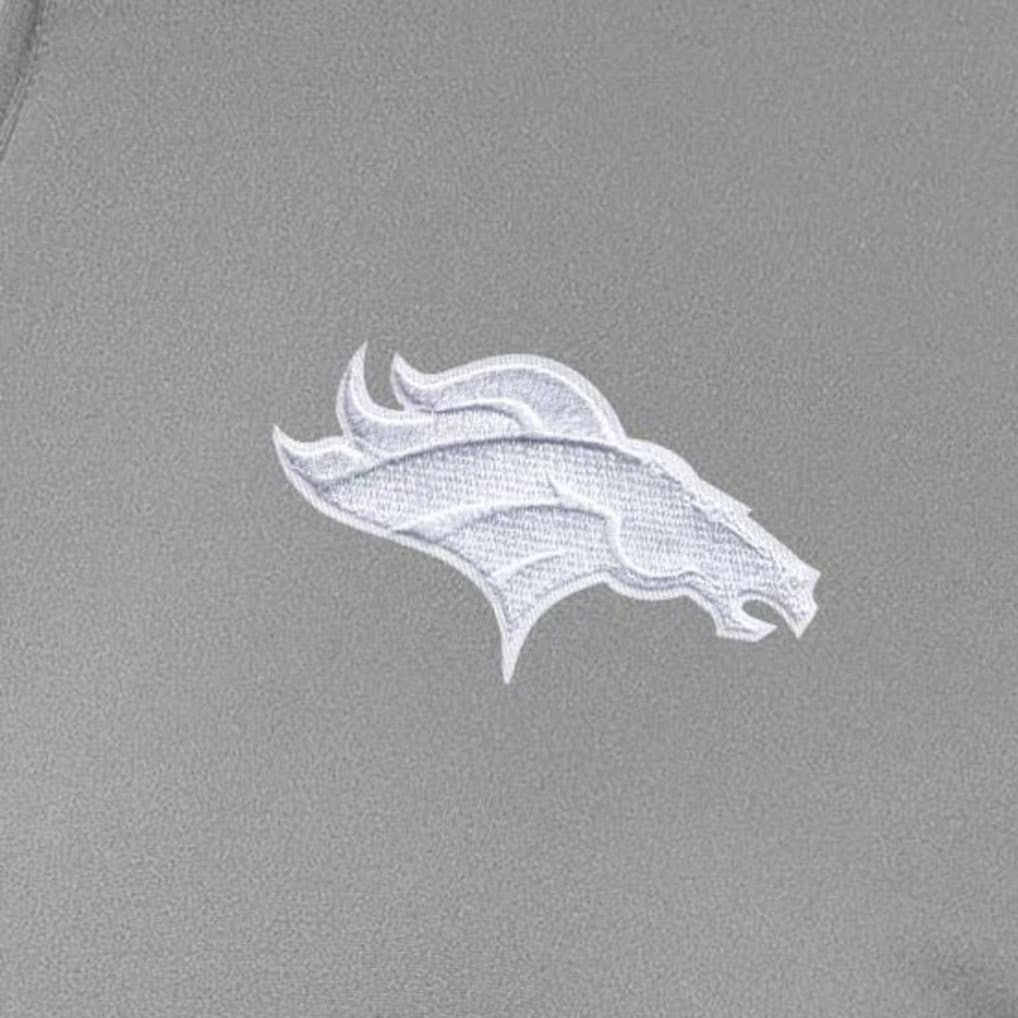 Denver Broncos  Antigua Women's Reprocess Quarter-Zip Top