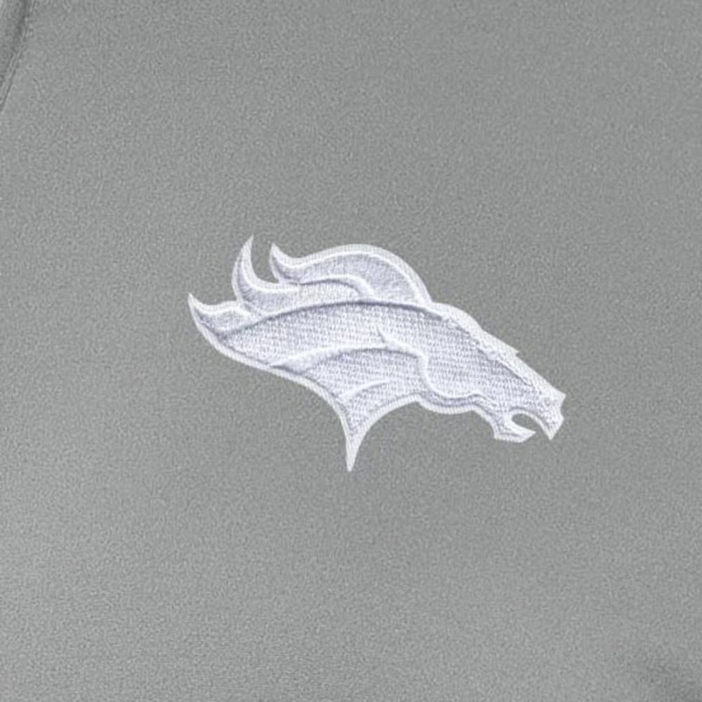 Denver Broncos  Antigua Women's Reprocess Quarter-Zip Top