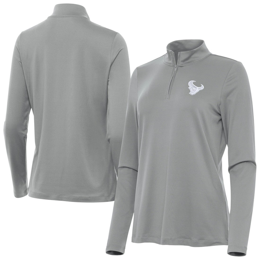 Houston Texans  Antigua Women's Reprocess Quarter-Zip Top