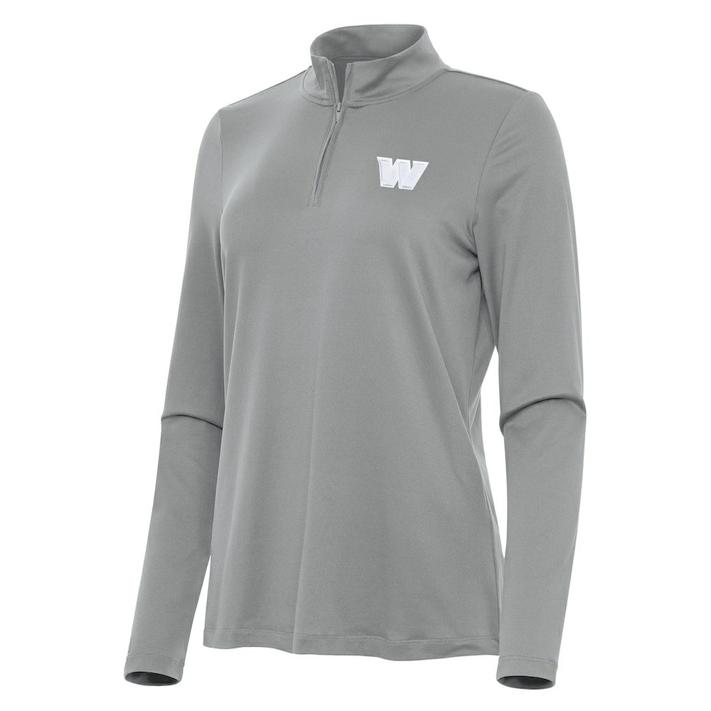 Washington Commanders  Antigua Women's Reprocess Quarter-Zip Top
