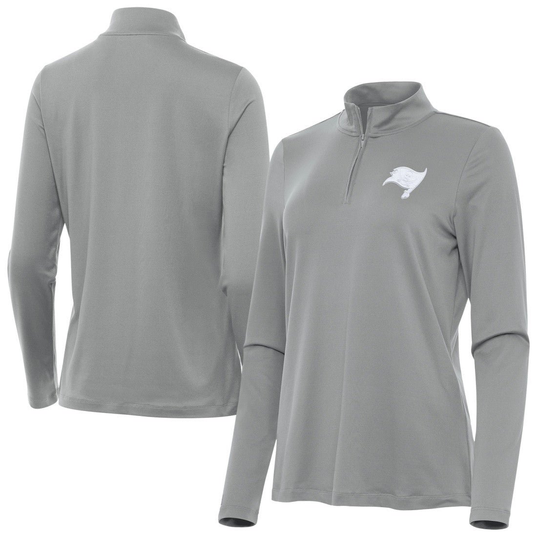 Tampa Bay Buccaneers  Antigua Women's Reprocess Quarter-Zip Top