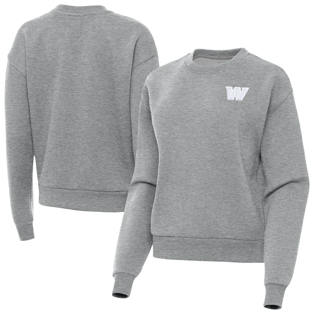 Washington Commanders  Antigua Women's Victory Crew Pullover Sweatshirt