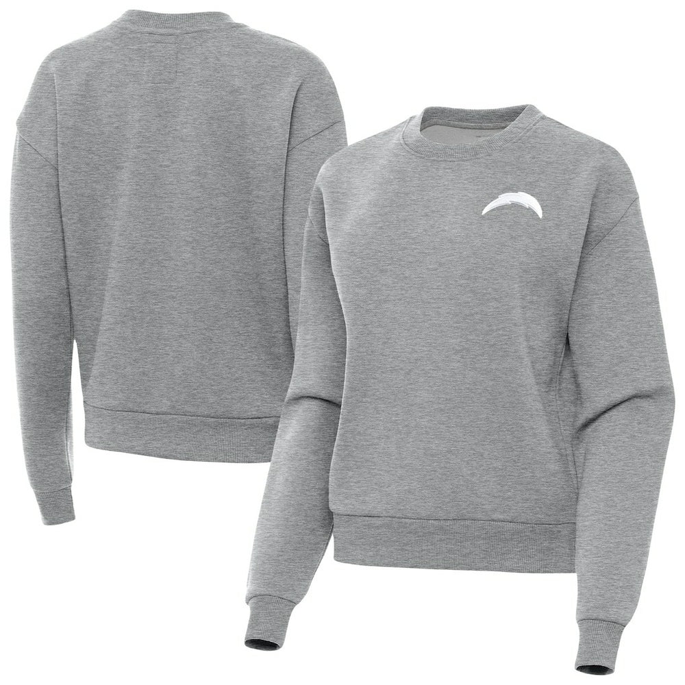 Los Angeles Chargers  Antigua Women's Victory Crew Pullover Sweatshirt