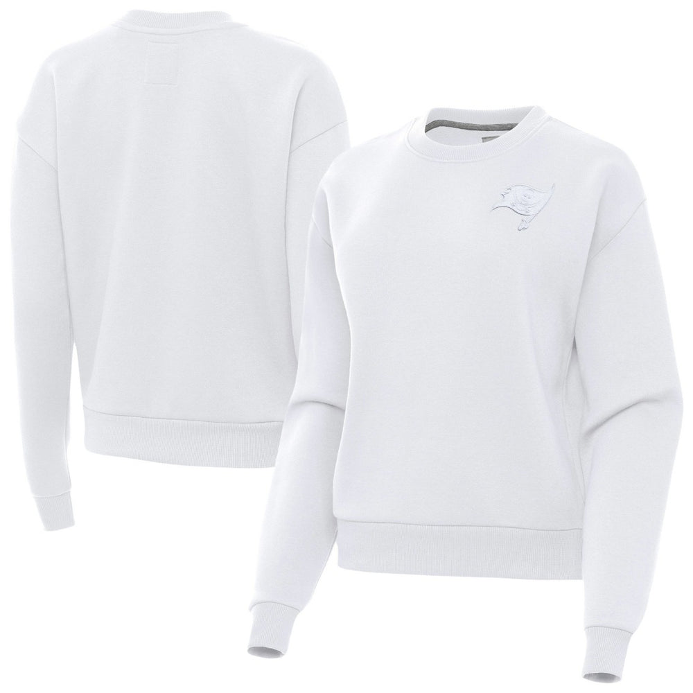 Tampa Bay Buccaneers  Antigua Women's Victory Crew Pullover Sweatshirt