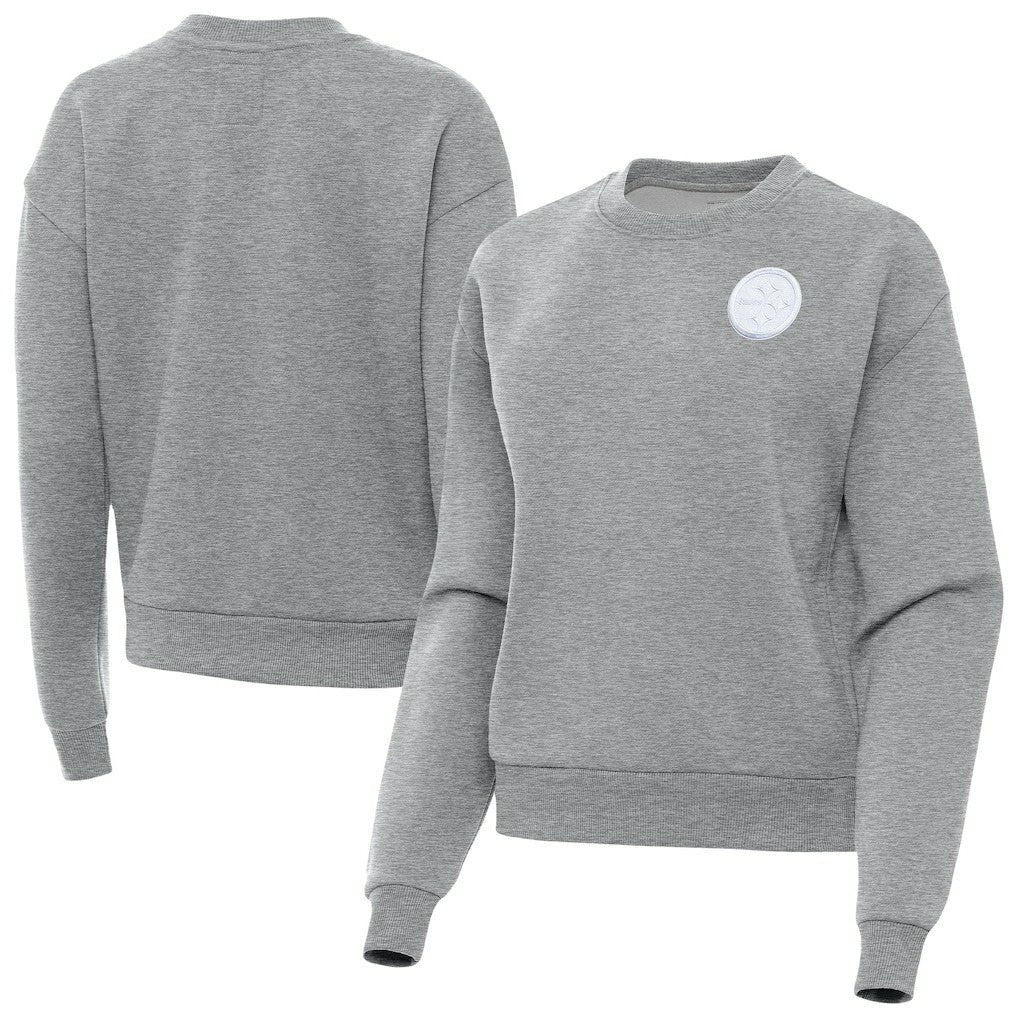 Pittsburgh Steelers  Antigua Women's Victory Crew Pullover Sweatshirt