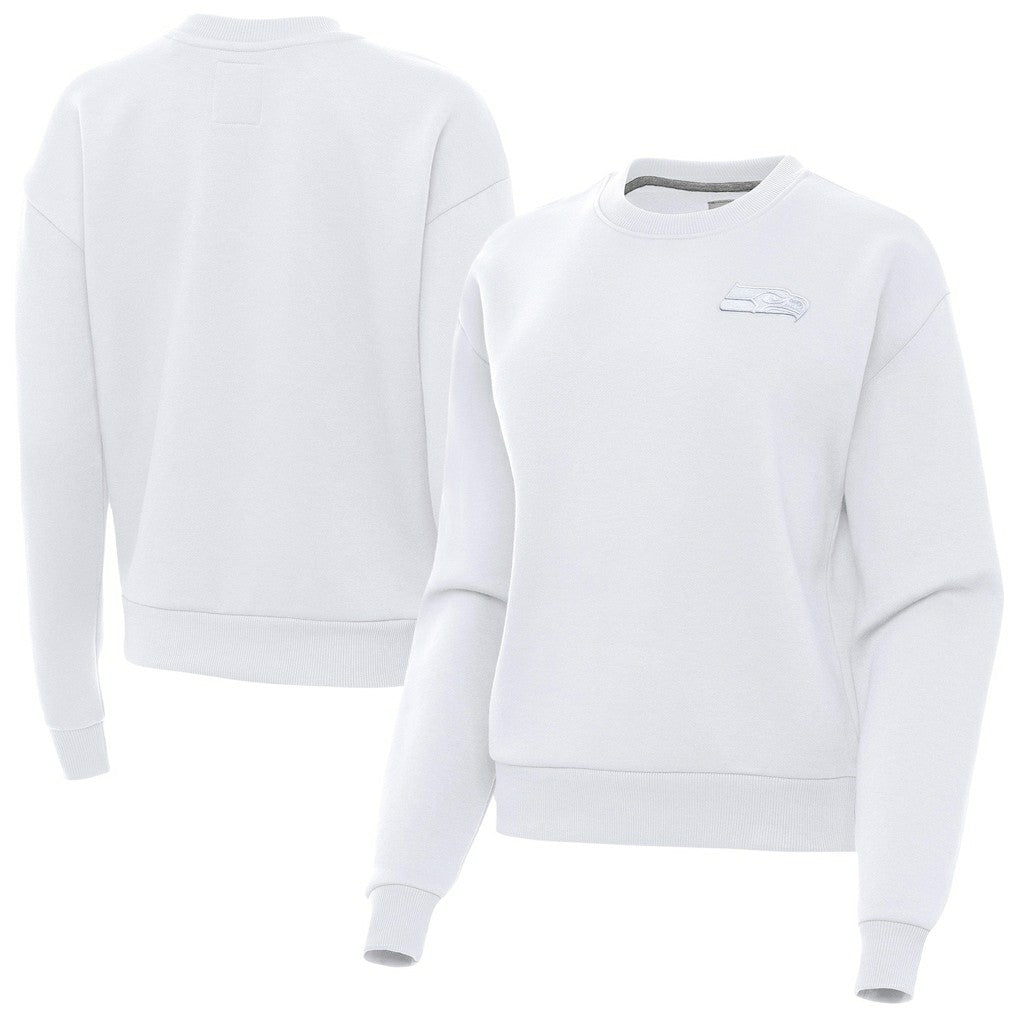Seattle Seahawks  Antigua Women's Victory Crew Pullover Sweatshirt