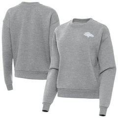 Denver Broncos  Antigua Women's Victory Crew Pullover Sweatshirt