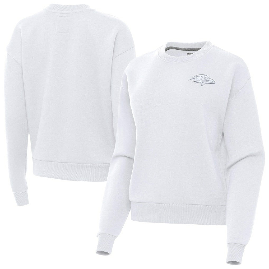Baltimore Ravens  Antigua Women's Victory Crew Pullover Sweatshirt