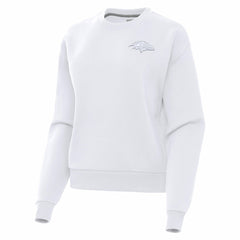 Baltimore Ravens  Antigua Women's Victory Crew Pullover Sweatshirt