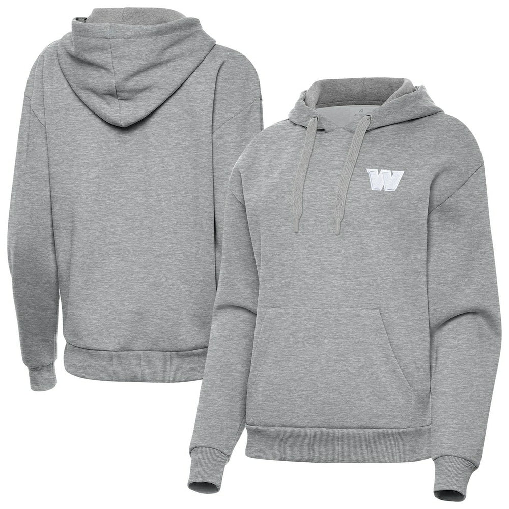 Washington Commanders  Antigua Women's Victory Pullover Hoodie