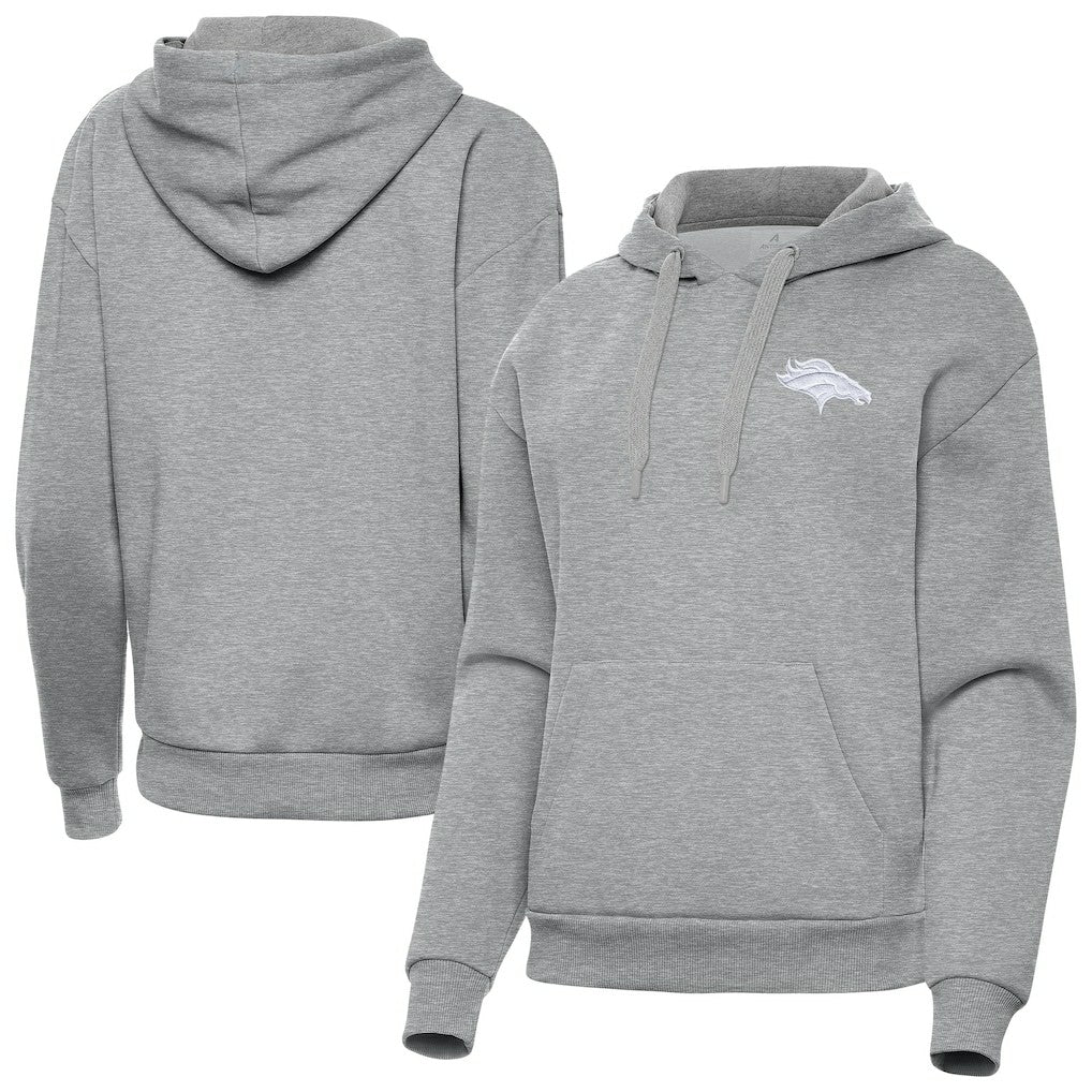 Denver Broncos  Antigua Women's Victory Pullover Hoodie