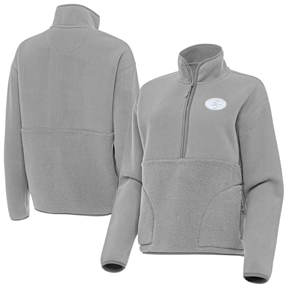 San Francisco 49ers  Antigua Women's Figure Half-Zip Sweatshirt