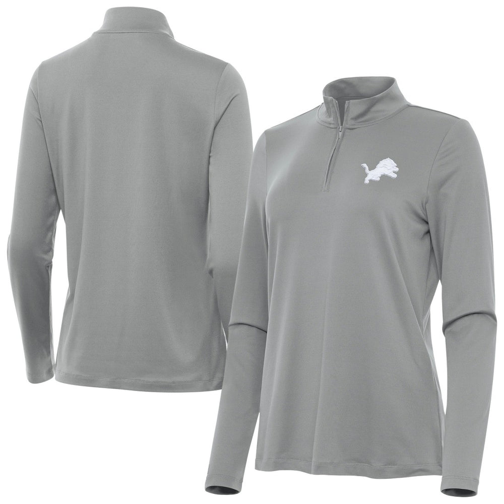 Detroit Lions  Antigua Women's Reprocess Quarter-Zip Top