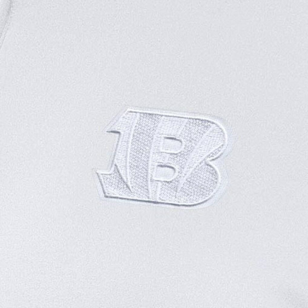 Cincinnati Bengals  Antigua Women's Reprocess Quarter-Zip Top